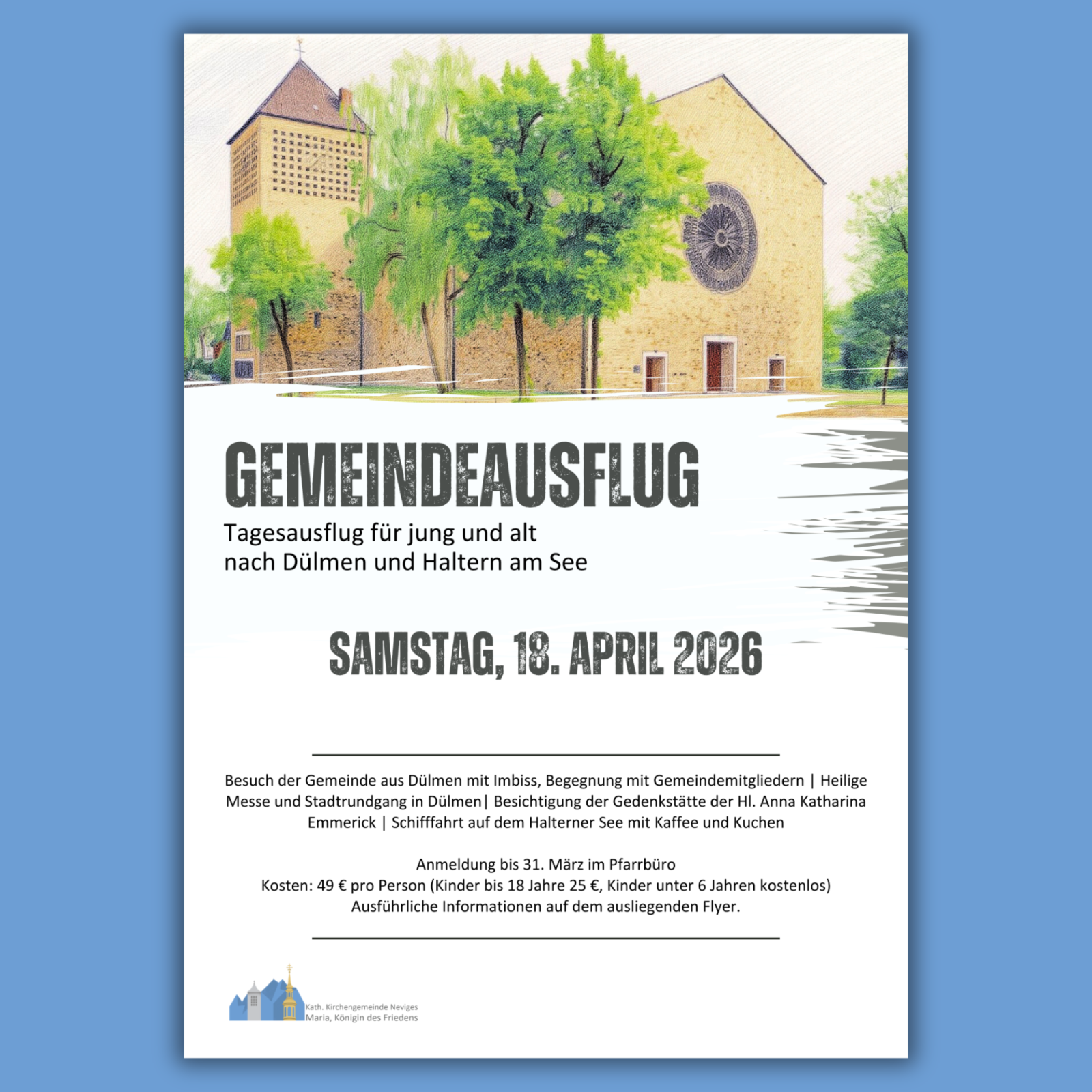 Gemeindeausflug Social Media