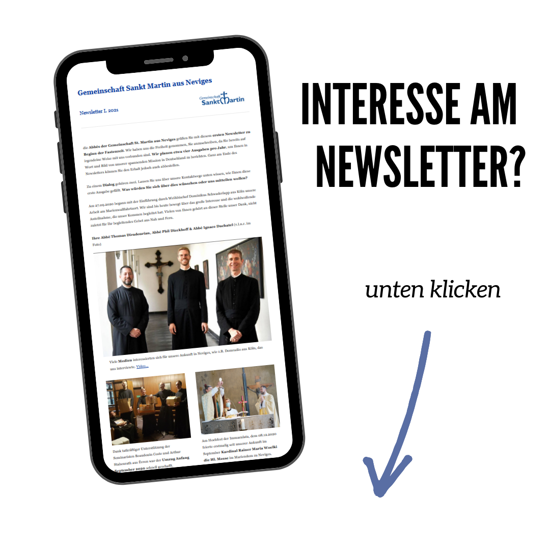 Holen Sie sich jetzt den neuen Newsletter der Gemeinschaft St. Martin(1)