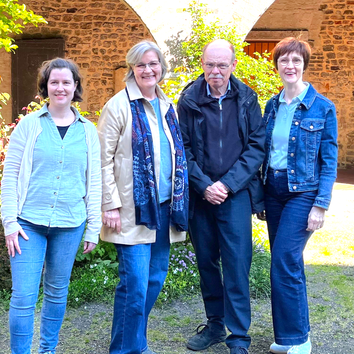 Das Leitungsteam: Stefanie Schmitz, Isabell Küppersbusch, Theodor Tilling, Tekla Lukannek (v. links)