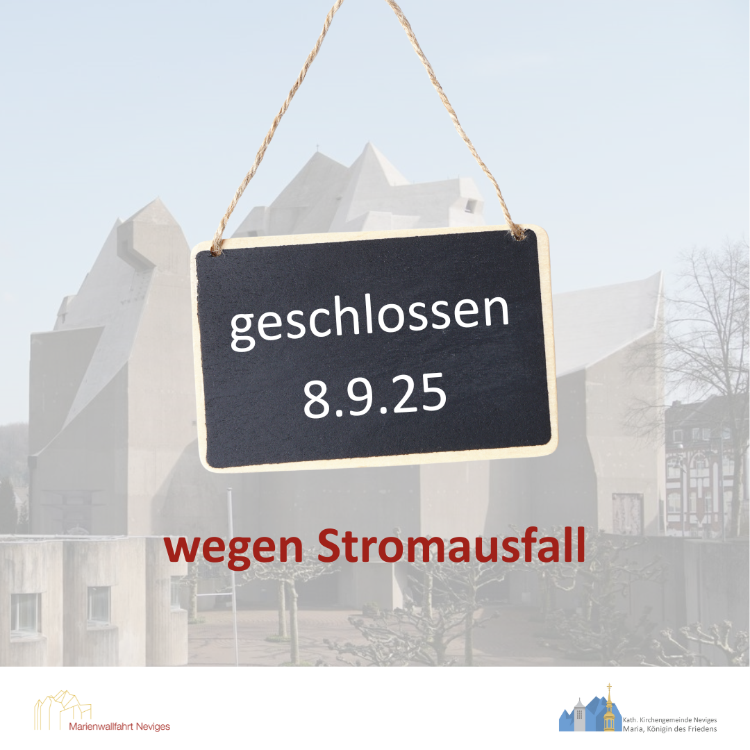 geschlossen wegen Stromausfall